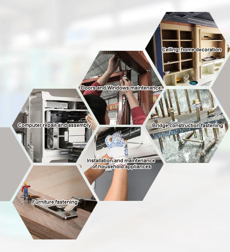 Drywall Screw Application Scenarios Construction Furniture Decoration