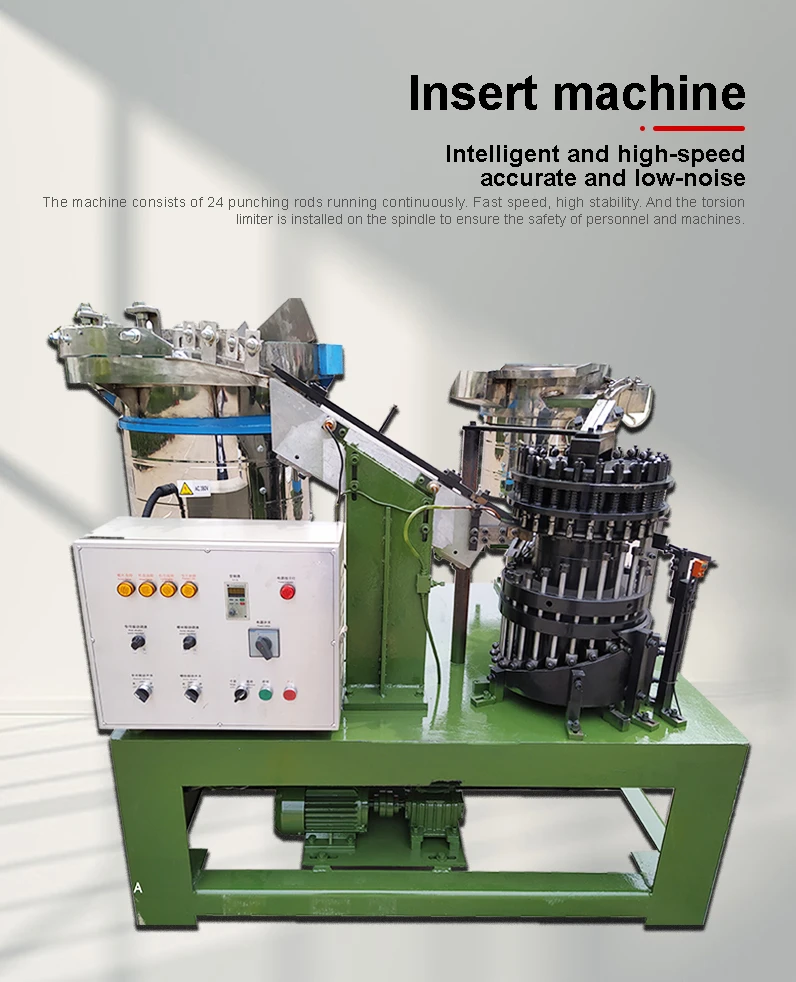 Self Drilling Screw Washer Insert Machine Full Equipment View