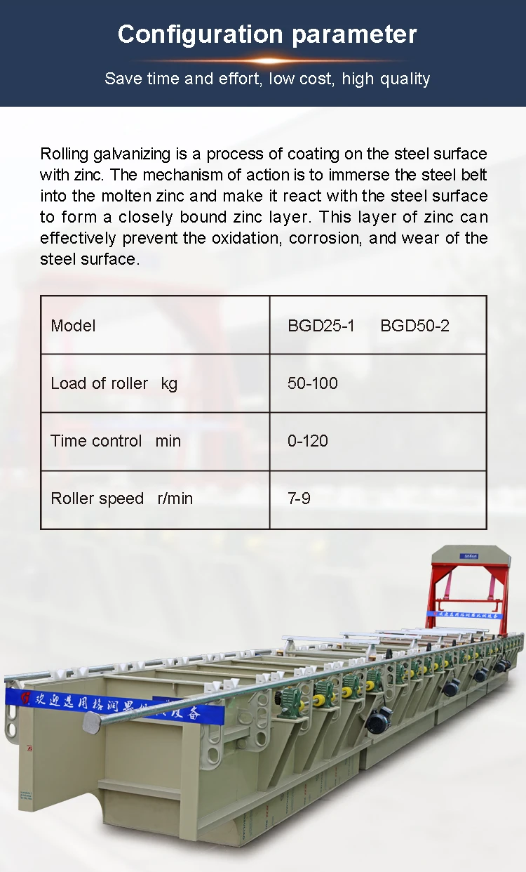 Hardware Barrel Electro Galvanizing Line Technical Data Sheet
