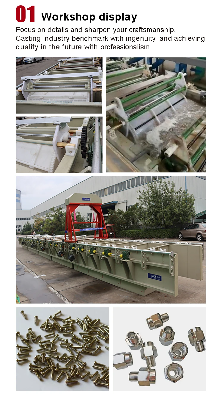 Barrel Electro Galvanizing Line Outdoor Workshop Shot Finished Zinc Plated Screws Nails