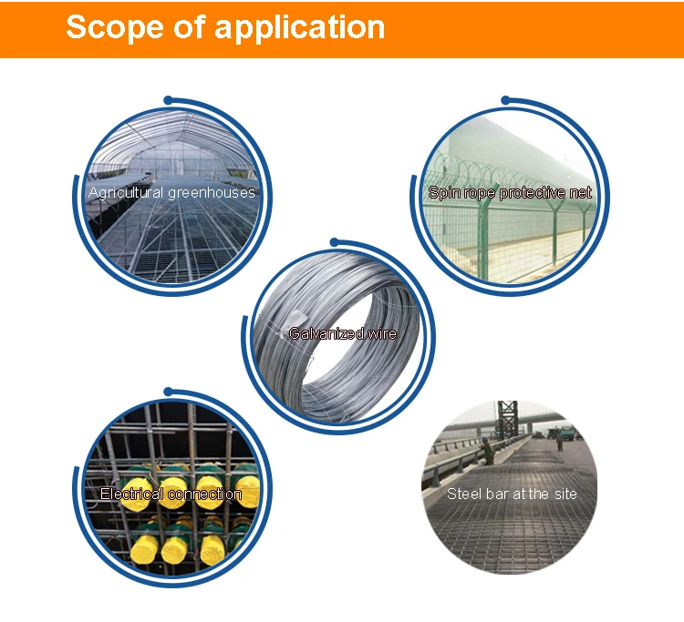 Galvanized Wire Application Greenhouse Barbed Wire Construction Binding Mesh