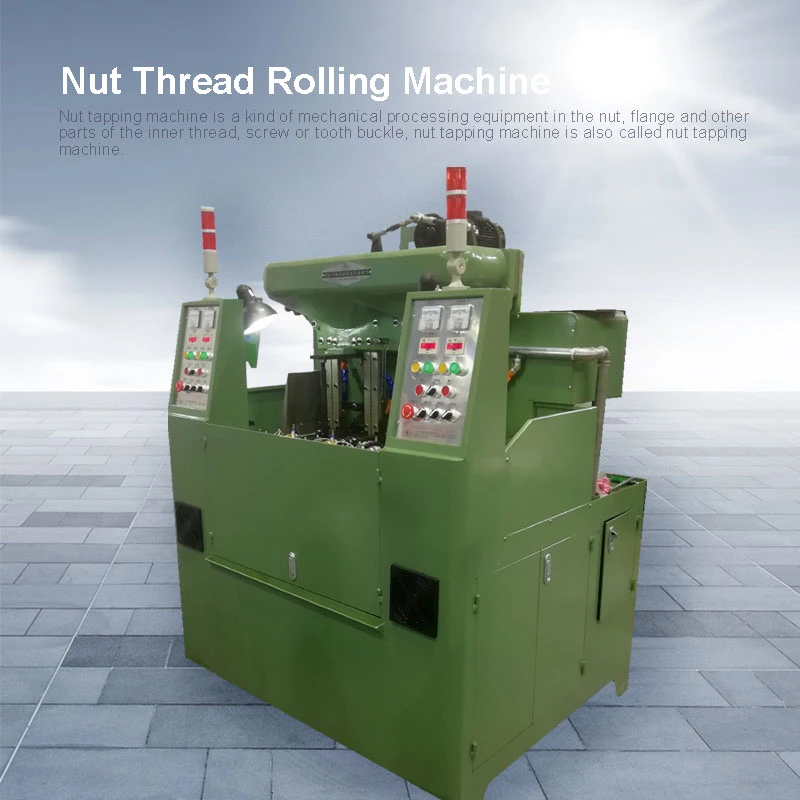 Pneumatic double station nut tapping machine whole unit