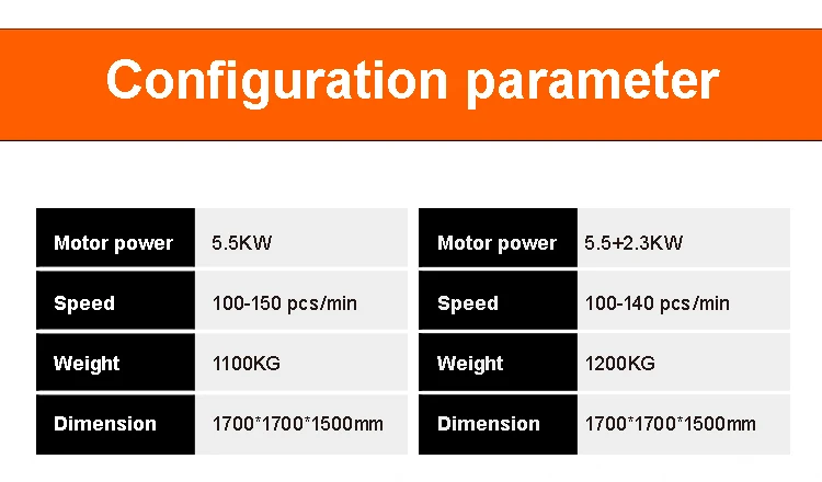 Machine Technical Parameters