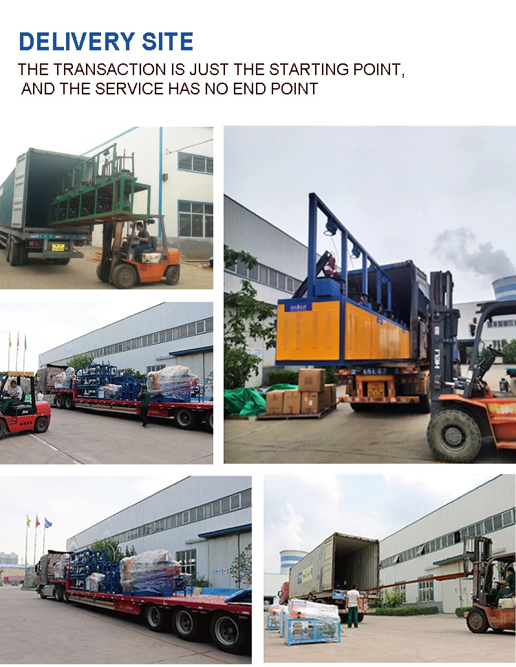 Wire Drawing Machine Shipment, Forklift Loading Container