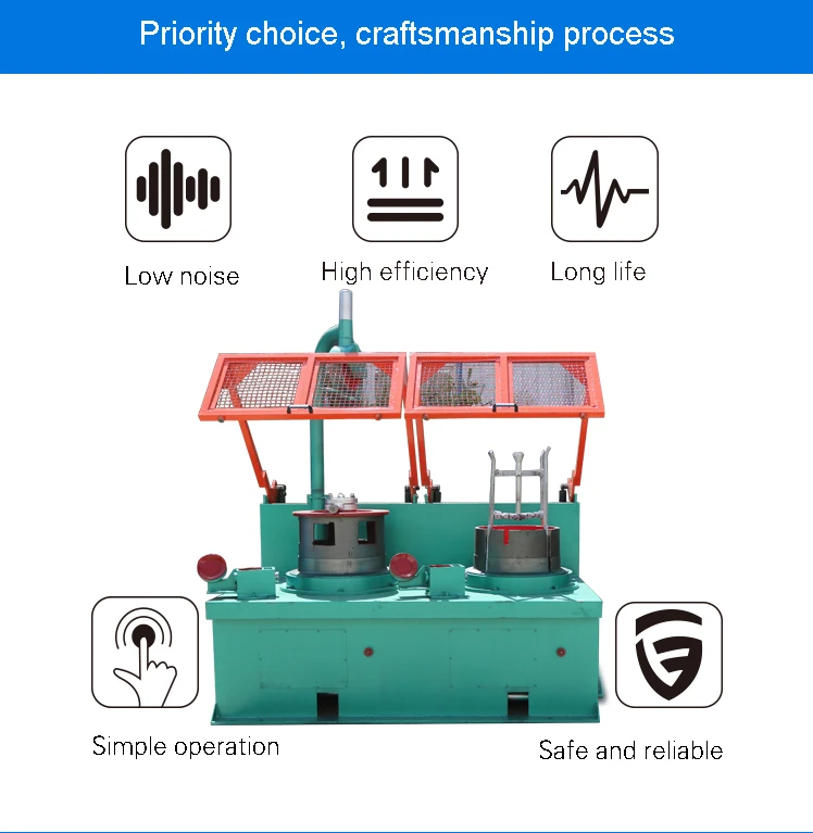 Wire Drawing Machine Low Noise High Efficiency Feature Display